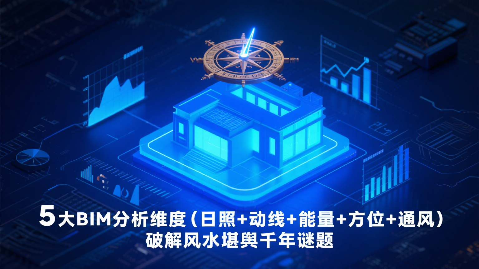 5 大 BIM 分析维度（日照 + 动线 + 能量 + 方位 + 通风）破解风水堪舆千年谜题